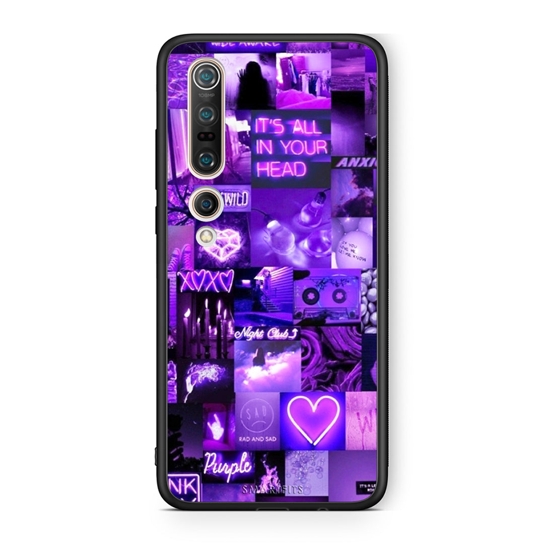 Xiaomi Mi 10 Collage Stay Wild Θήκη Αγίου Βαλεντίνου από τη Smartfits με σχέδιο στο πίσω μέρος και μαύρο περίβλημα | Smartphone case with colorful back and black bezels by Smartfits