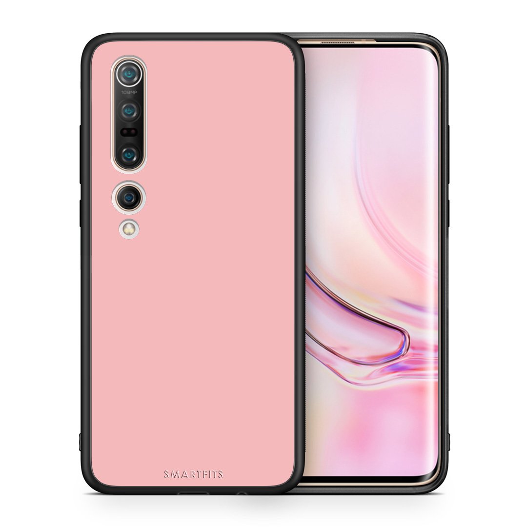 Θήκη Xiaomi Mi 10 Nude Color από τη Smartfits με σχέδιο στο πίσω μέρος και μαύρο περίβλημα | Xiaomi Mi 10 Nude Color case with colorful back and black bezels