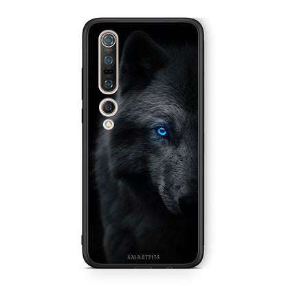 Xiaomi Mi 10 Dark Wolf θήκη από τη Smartfits με σχέδιο στο πίσω μέρος και μαύρο περίβλημα | Smartphone case with colorful back and black bezels by Smartfits