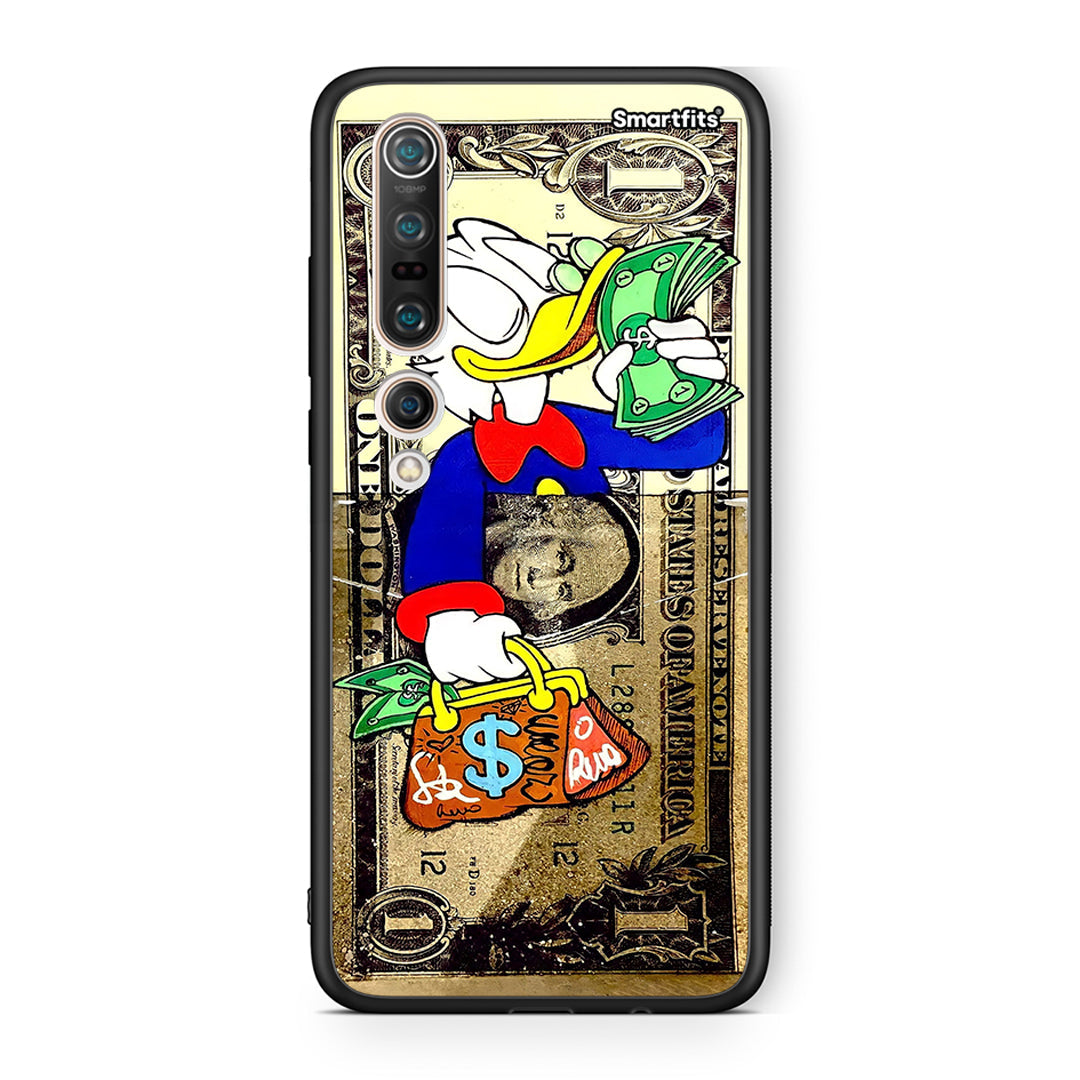 Xiaomi Mi 10 Duck Money Θήκη από τη Smartfits με σχέδιο στο πίσω μέρος και μαύρο περίβλημα | Smartphone case with colorful back and black bezels by Smartfits
