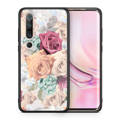 Θήκη Xiaomi Mi 10 Pro Bouquet Floral από τη Smartfits με σχέδιο στο πίσω μέρος και μαύρο περίβλημα | Xiaomi Mi 10 Pro Bouquet Floral case with colorful back and black bezels
