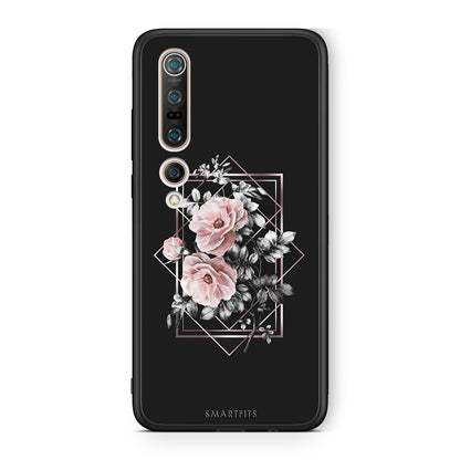 4 - Xiaomi Mi 10 Pro Frame Flower case, cover, bumper