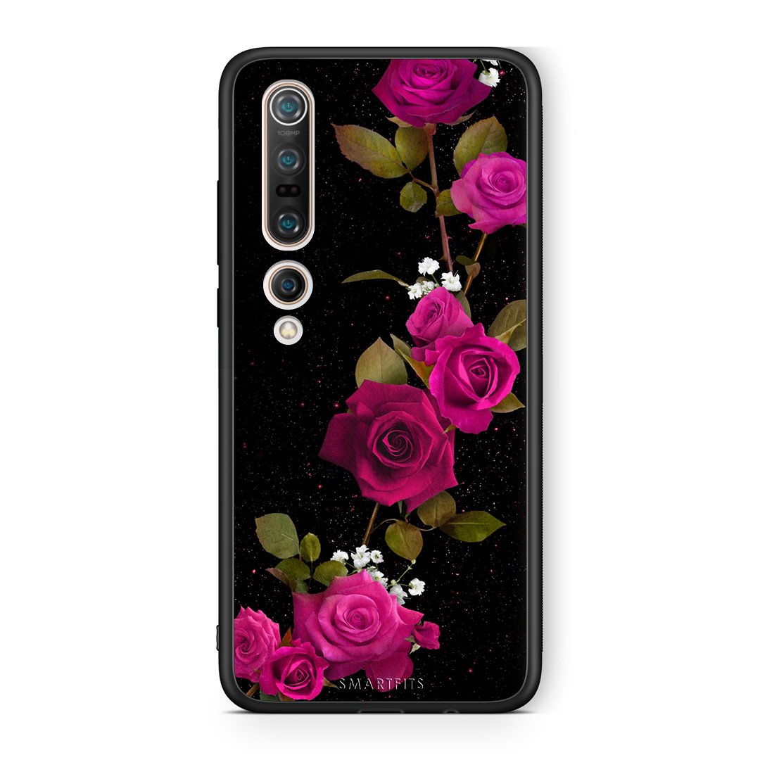 4 - Xiaomi Mi 10 Pro Red Roses Flower case, cover, bumper