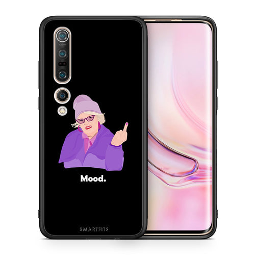 Θήκη Xiaomi Mi 10 Grandma Mood Black από τη Smartfits με σχέδιο στο πίσω μέρος και μαύρο περίβλημα | Xiaomi Mi 10 Grandma Mood Black case with colorful back and black bezels