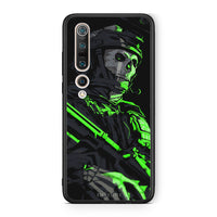 Thumbnail for Xiaomi Mi 10 Green Soldier Θήκη Αγίου Βαλεντίνου από τη Smartfits με σχέδιο στο πίσω μέρος και μαύρο περίβλημα | Smartphone case with colorful back and black bezels by Smartfits