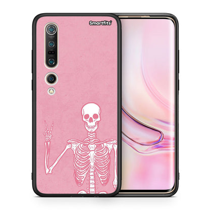 Θήκη Xiaomi Mi 10 Halloween Motivation από τη Smartfits με σχέδιο στο πίσω μέρος και μαύρο περίβλημα | Xiaomi Mi 10 Halloween Motivation case with colorful back and black bezels