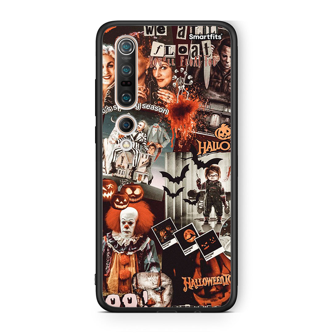 Xiaomi Mi 10 Halloween Spooky Season Θήκη από τη Smartfits με σχέδιο στο πίσω μέρος και μαύρο περίβλημα | Smartphone case with colorful back and black bezels by Smartfits