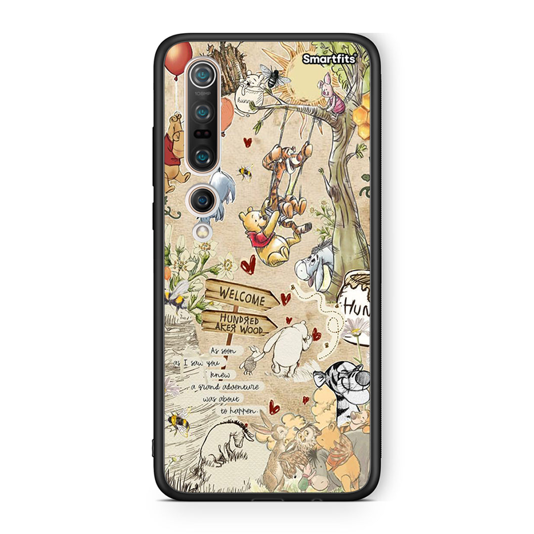 Xiaomi Mi 10 Happy Friends θήκη από τη Smartfits με σχέδιο στο πίσω μέρος και μαύρο περίβλημα | Smartphone case with colorful back and black bezels by Smartfits