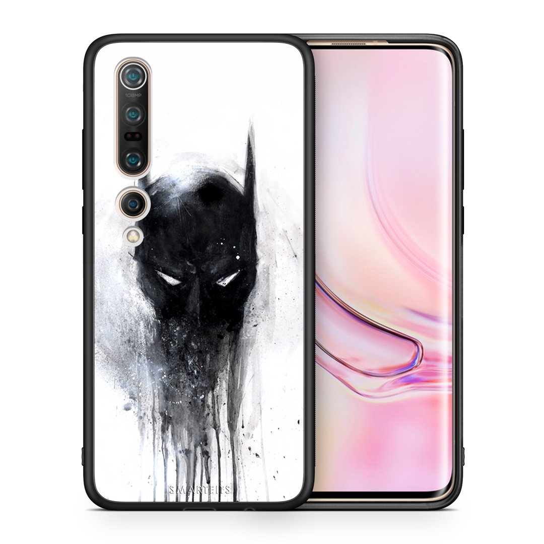 Θήκη Xiaomi Mi 10 Pro Paint Bat Hero από τη Smartfits με σχέδιο στο πίσω μέρος και μαύρο περίβλημα | Xiaomi Mi 10 Pro Paint Bat Hero case with colorful back and black bezels