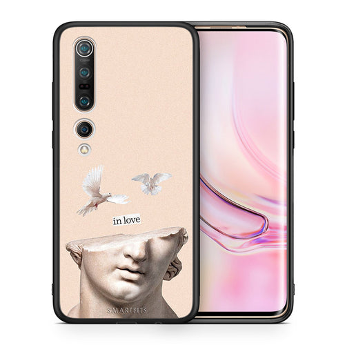 Θήκη Xiaomi Mi 10 In Love από τη Smartfits με σχέδιο στο πίσω μέρος και μαύρο περίβλημα | Xiaomi Mi 10 In Love case with colorful back and black bezels