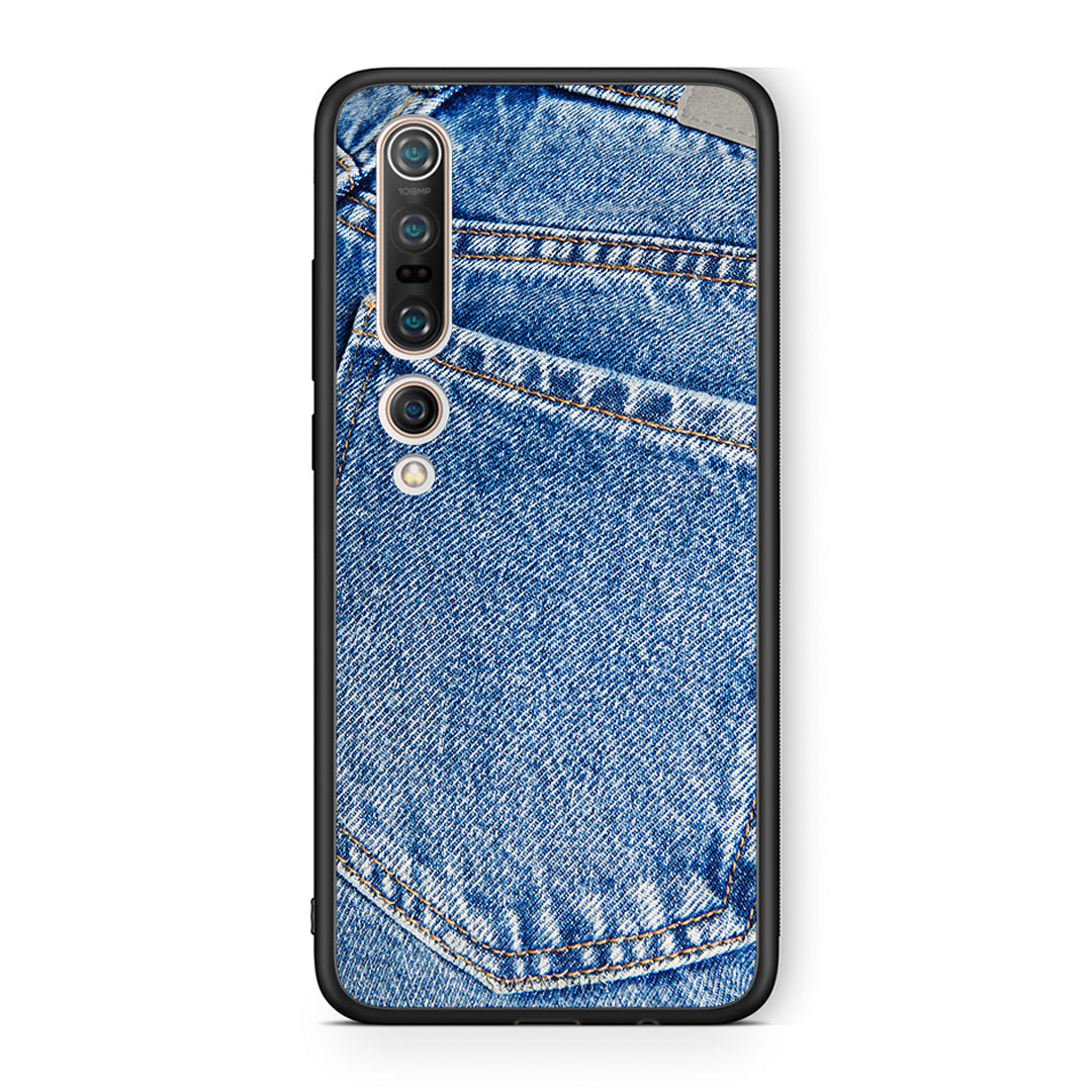 Xiaomi Mi 10 Pro Jeans Pocket θήκη από τη Smartfits με σχέδιο στο πίσω μέρος και μαύρο περίβλημα | Smartphone case with colorful back and black bezels by Smartfits