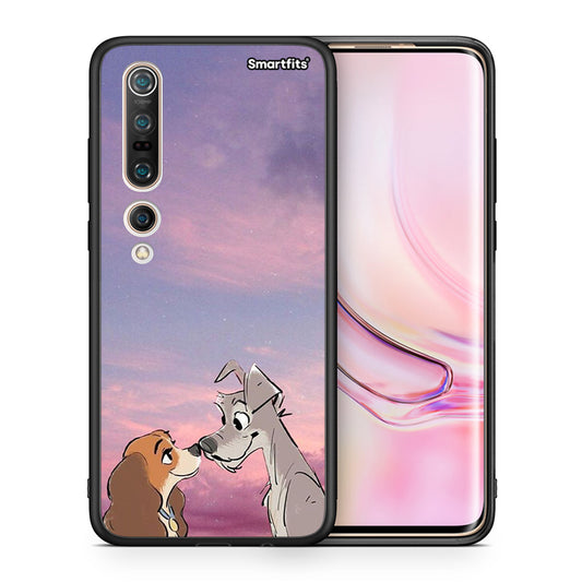 Θήκη Xiaomi Mi 10 Pro Lady And Tramp από τη Smartfits με σχέδιο στο πίσω μέρος και μαύρο περίβλημα | Xiaomi Mi 10 Pro Lady And Tramp case with colorful back and black bezels