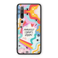 Thumbnail for Xiaomi Mi 10 Manifest Your Vision θήκη από τη Smartfits με σχέδιο στο πίσω μέρος και μαύρο περίβλημα | Smartphone case with colorful back and black bezels by Smartfits