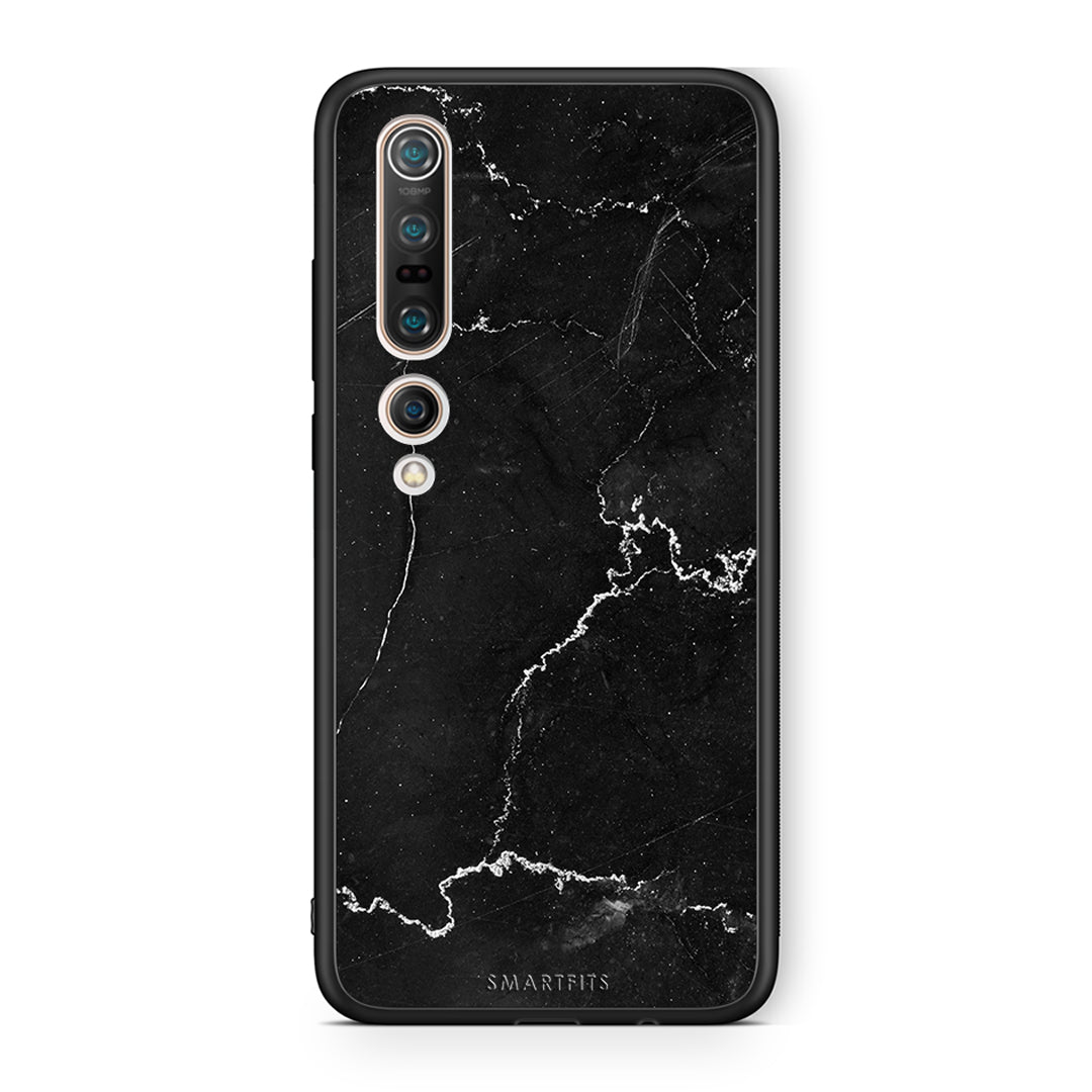 Xiaomi Mi 10 Marble Black θήκη από τη Smartfits με σχέδιο στο πίσω μέρος και μαύρο περίβλημα | Smartphone case with colorful back and black bezels by Smartfits