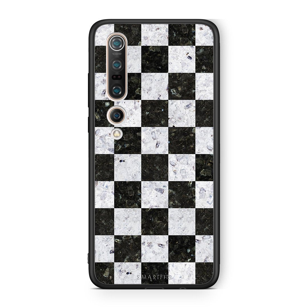 4 - Xiaomi Mi 10 Square Geometric Marble case, cover, bumper