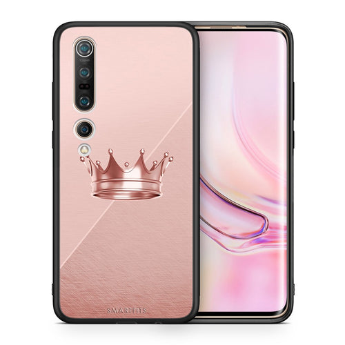 Θήκη Xiaomi Mi 10 Pro Crown Minimal από τη Smartfits με σχέδιο στο πίσω μέρος και μαύρο περίβλημα | Xiaomi Mi 10 Pro Crown Minimal case with colorful back and black bezels