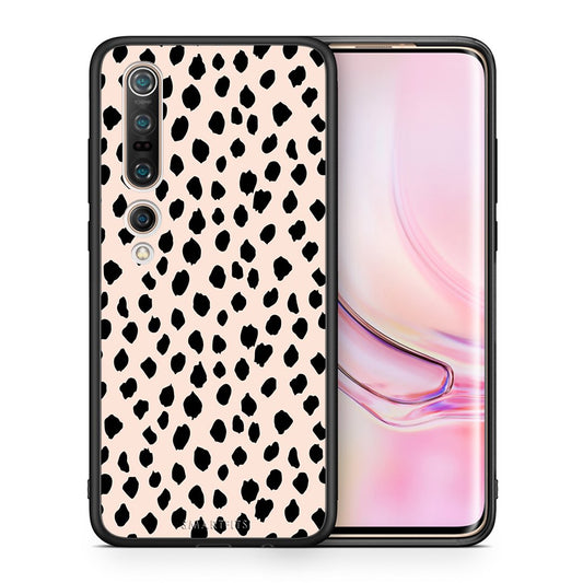 Θήκη Xiaomi Mi 10 Pro New Polka Dots από τη Smartfits με σχέδιο στο πίσω μέρος και μαύρο περίβλημα | Xiaomi Mi 10 Pro New Polka Dots case with colorful back and black bezels
