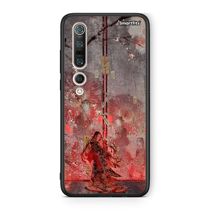 Xiaomi Mi 10 Nezuko Kamado θήκη από τη Smartfits με σχέδιο στο πίσω μέρος και μαύρο περίβλημα | Smartphone case with colorful back and black bezels by Smartfits