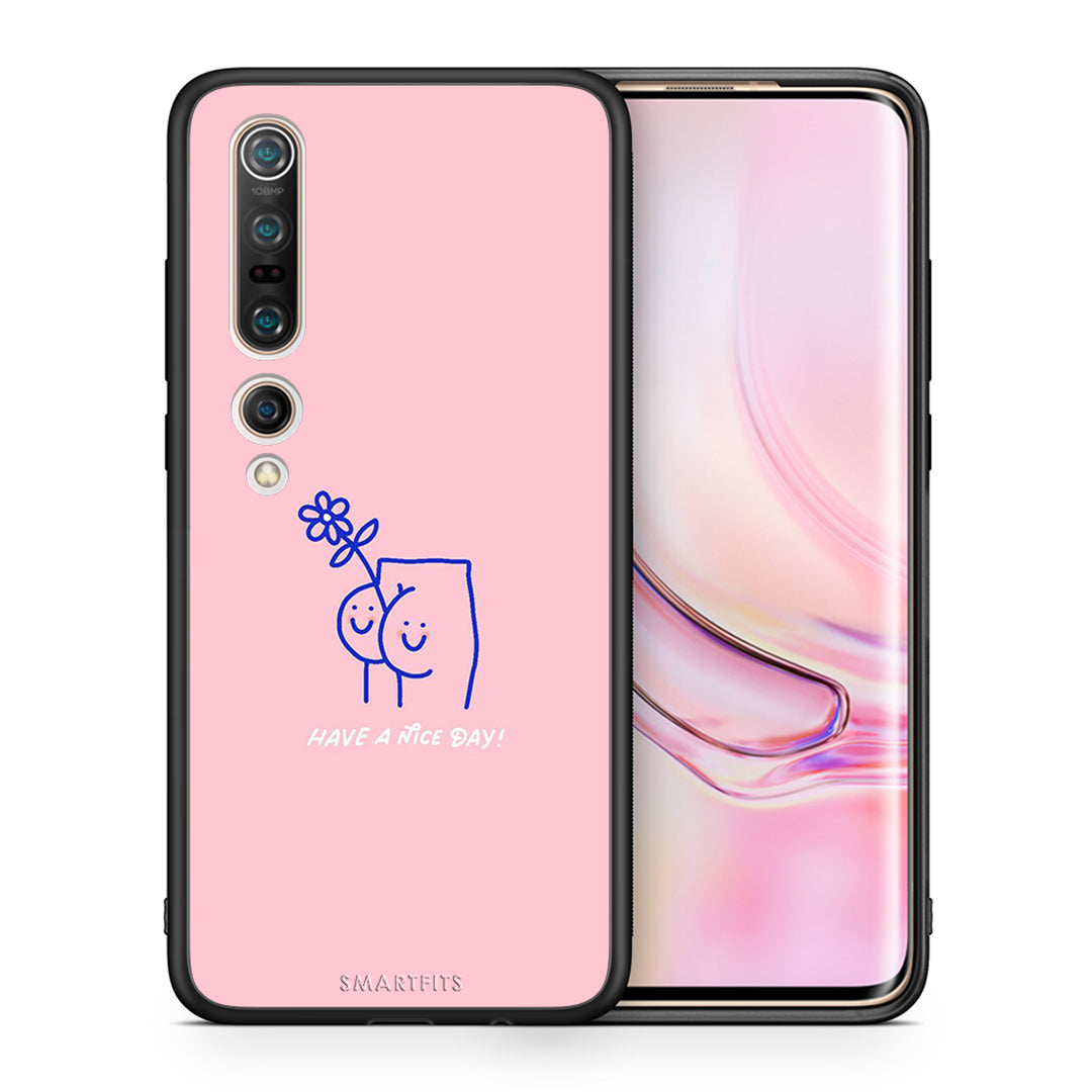 Θήκη Xiaomi Mi 10 Pro Nice Day από τη Smartfits με σχέδιο στο πίσω μέρος και μαύρο περίβλημα | Xiaomi Mi 10 Pro Nice Day case with colorful back and black bezels