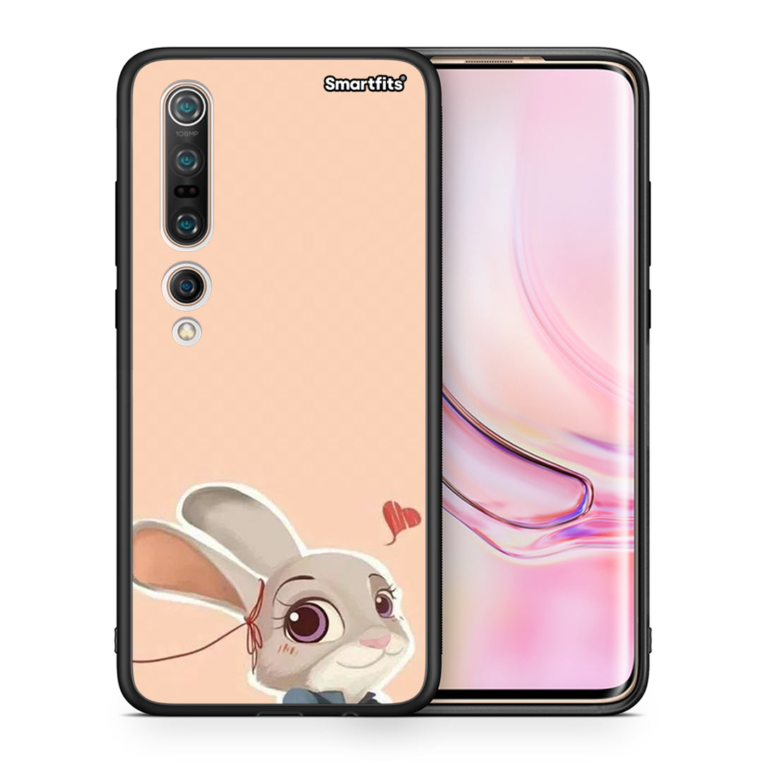 Θήκη Xiaomi Mi 10 Pro Nick Wilde And Judy Hopps Love 2 από τη Smartfits με σχέδιο στο πίσω μέρος και μαύρο περίβλημα | Xiaomi Mi 10 Pro Nick Wilde And Judy Hopps Love 2 case with colorful back and black bezels