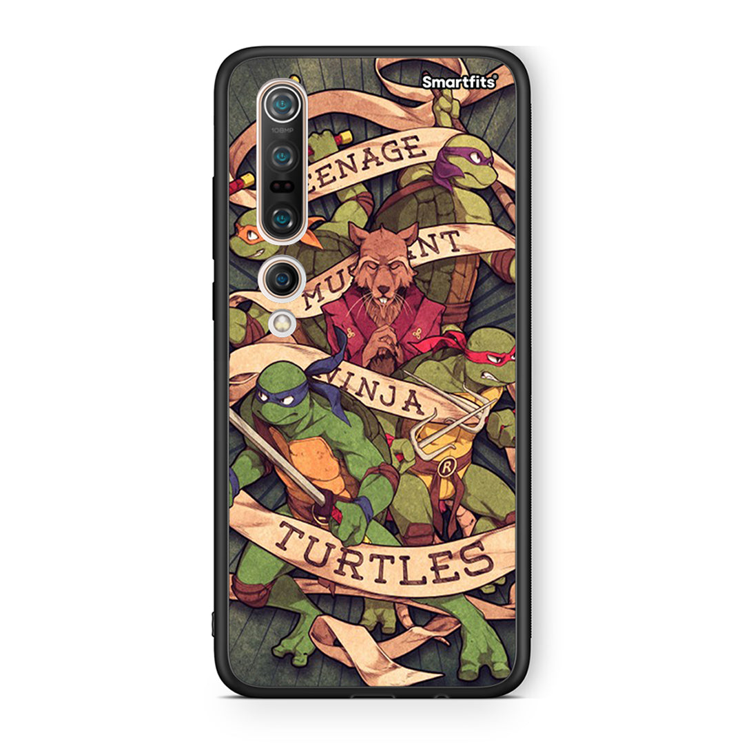 Xiaomi Mi 10 Pro Ninja Turtles θήκη από τη Smartfits με σχέδιο στο πίσω μέρος και μαύρο περίβλημα | Smartphone case with colorful back and black bezels by Smartfits