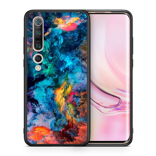 Θήκη Xiaomi Mi 10 Pro Crayola Paint από τη Smartfits με σχέδιο στο πίσω μέρος και μαύρο περίβλημα | Xiaomi Mi 10 Pro Crayola Paint case with colorful back and black bezels