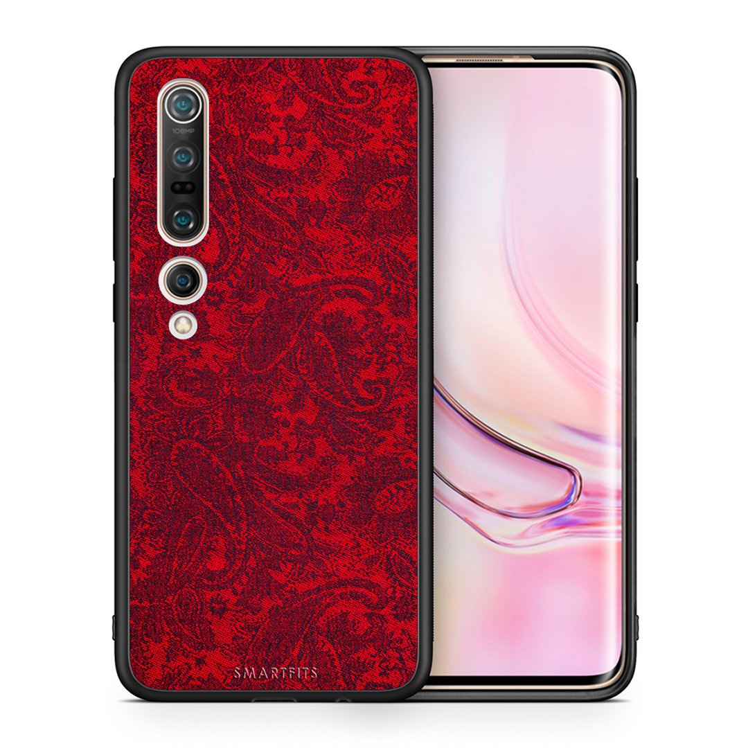 Θήκη Xiaomi Mi 10 Paisley Cashmere από τη Smartfits με σχέδιο στο πίσω μέρος και μαύρο περίβλημα | Xiaomi Mi 10 Paisley Cashmere case with colorful back and black bezels