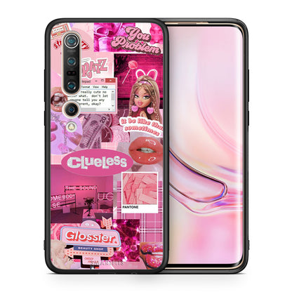 Θήκη Αγίου Βαλεντίνου Xiaomi Mi 10 Pink Love από τη Smartfits με σχέδιο στο πίσω μέρος και μαύρο περίβλημα | Xiaomi Mi 10 Pink Love case with colorful back and black bezels
