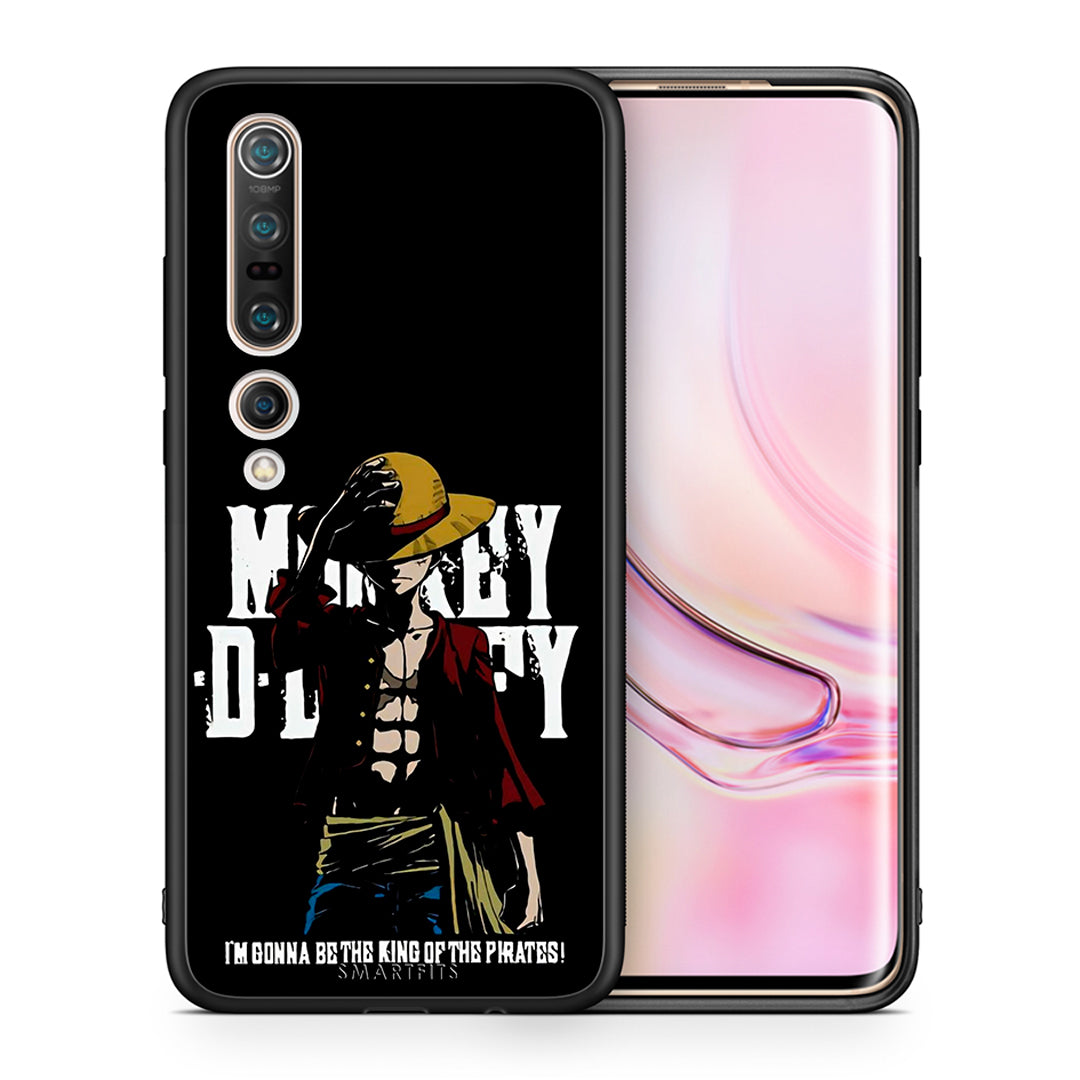 Θήκη Xiaomi Mi 10 Pirate King από τη Smartfits με σχέδιο στο πίσω μέρος και μαύρο περίβλημα | Xiaomi Mi 10 Pirate King case with colorful back and black bezels