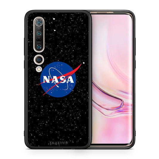 Θήκη Xiaomi Mi 10 Pro NASA PopArt από τη Smartfits με σχέδιο στο πίσω μέρος και μαύρο περίβλημα | Xiaomi Mi 10 Pro NASA PopArt case with colorful back and black bezels
