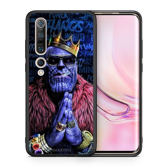Θήκη Xiaomi Mi 10 Thanos PopArt από τη Smartfits με σχέδιο στο πίσω μέρος και μαύρο περίβλημα | Xiaomi Mi 10 Thanos PopArt case with colorful back and black bezels