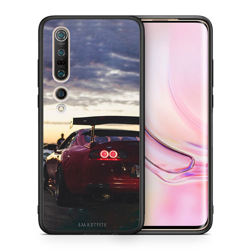 Θήκη Xiaomi Mi 10 Pro Racing Supra από τη Smartfits με σχέδιο στο πίσω μέρος και μαύρο περίβλημα | Xiaomi Mi 10 Pro Racing Supra case with colorful back and black bezels