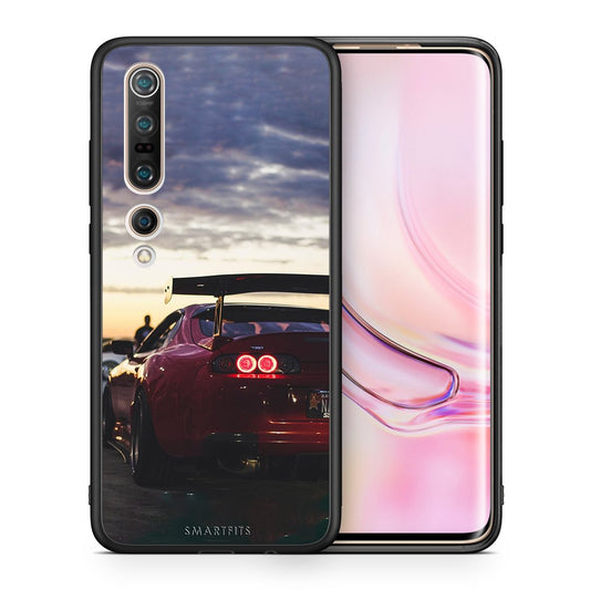 Θήκη Xiaomi Mi 10 Pro Racing Supra από τη Smartfits με σχέδιο στο πίσω μέρος και μαύρο περίβλημα | Xiaomi Mi 10 Pro Racing Supra case with colorful back and black bezels