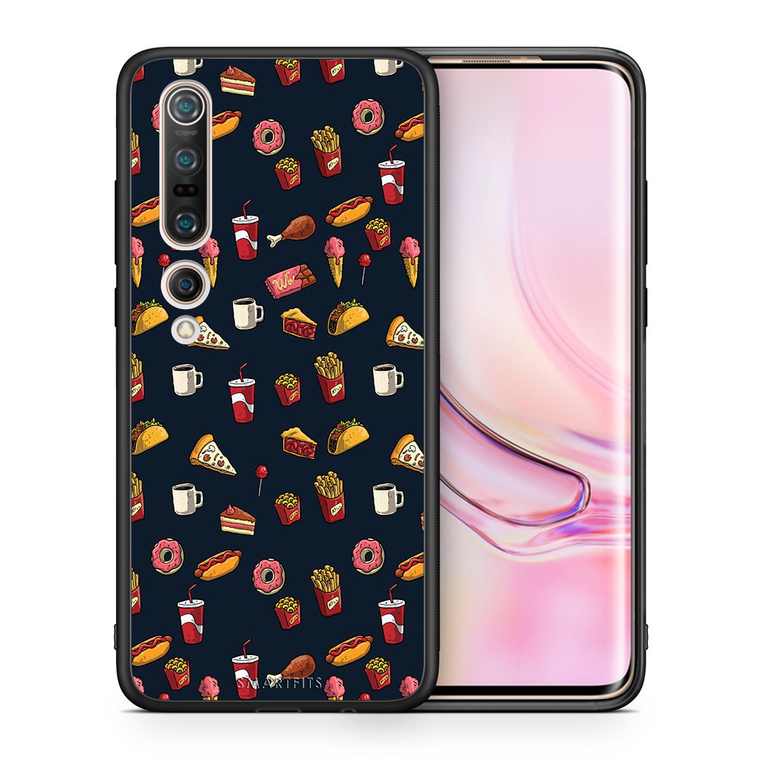 Θήκη Xiaomi Mi 10 Pro Hungry Random από τη Smartfits με σχέδιο στο πίσω μέρος και μαύρο περίβλημα | Xiaomi Mi 10 Pro Hungry Random case with colorful back and black bezels