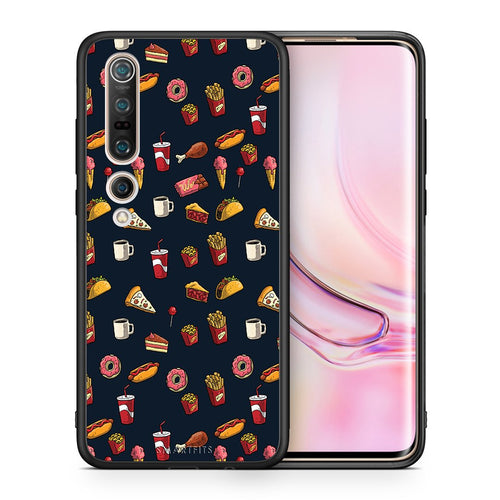 Θήκη Xiaomi Mi 10 Pro Hungry Random από τη Smartfits με σχέδιο στο πίσω μέρος και μαύρο περίβλημα | Xiaomi Mi 10 Pro Hungry Random case with colorful back and black bezels