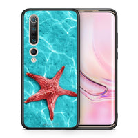 Thumbnail for Θήκη Xiaomi Mi 10 Pro Red Starfish από τη Smartfits με σχέδιο στο πίσω μέρος και μαύρο περίβλημα | Xiaomi Mi 10 Pro Red Starfish case with colorful back and black bezels