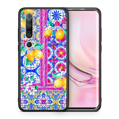 Θήκη Xiaomi Mi 10 Pro Retro Spring από τη Smartfits με σχέδιο στο πίσω μέρος και μαύρο περίβλημα | Xiaomi Mi 10 Pro Retro Spring case with colorful back and black bezels