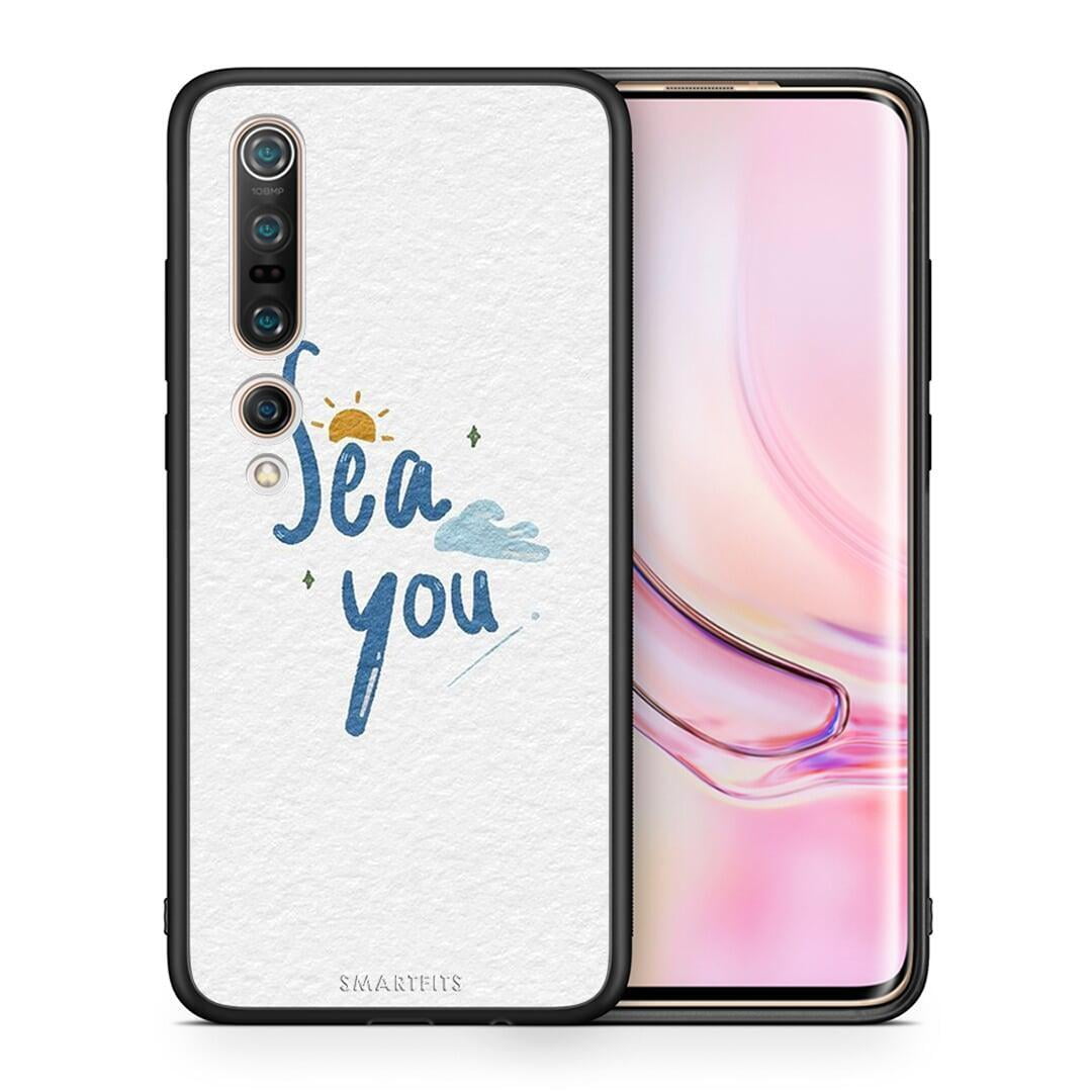 Θήκη Xiaomi Mi 10 Sea You από τη Smartfits με σχέδιο στο πίσω μέρος και μαύρο περίβλημα | Xiaomi Mi 10 Sea You case with colorful back and black bezels