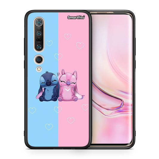 Θήκη Xiaomi Mi 10 Pro Stitch And Angel από τη Smartfits με σχέδιο στο πίσω μέρος και μαύρο περίβλημα | Xiaomi Mi 10 Pro Stitch And Angel case with colorful back and black bezels