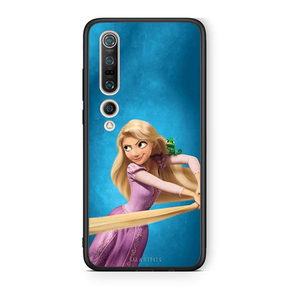 Xiaomi Mi 10 Pro Tangled 2 Θήκη Αγίου Βαλεντίνου από τη Smartfits με σχέδιο στο πίσω μέρος και μαύρο περίβλημα | Smartphone case with colorful back and black bezels by Smartfits