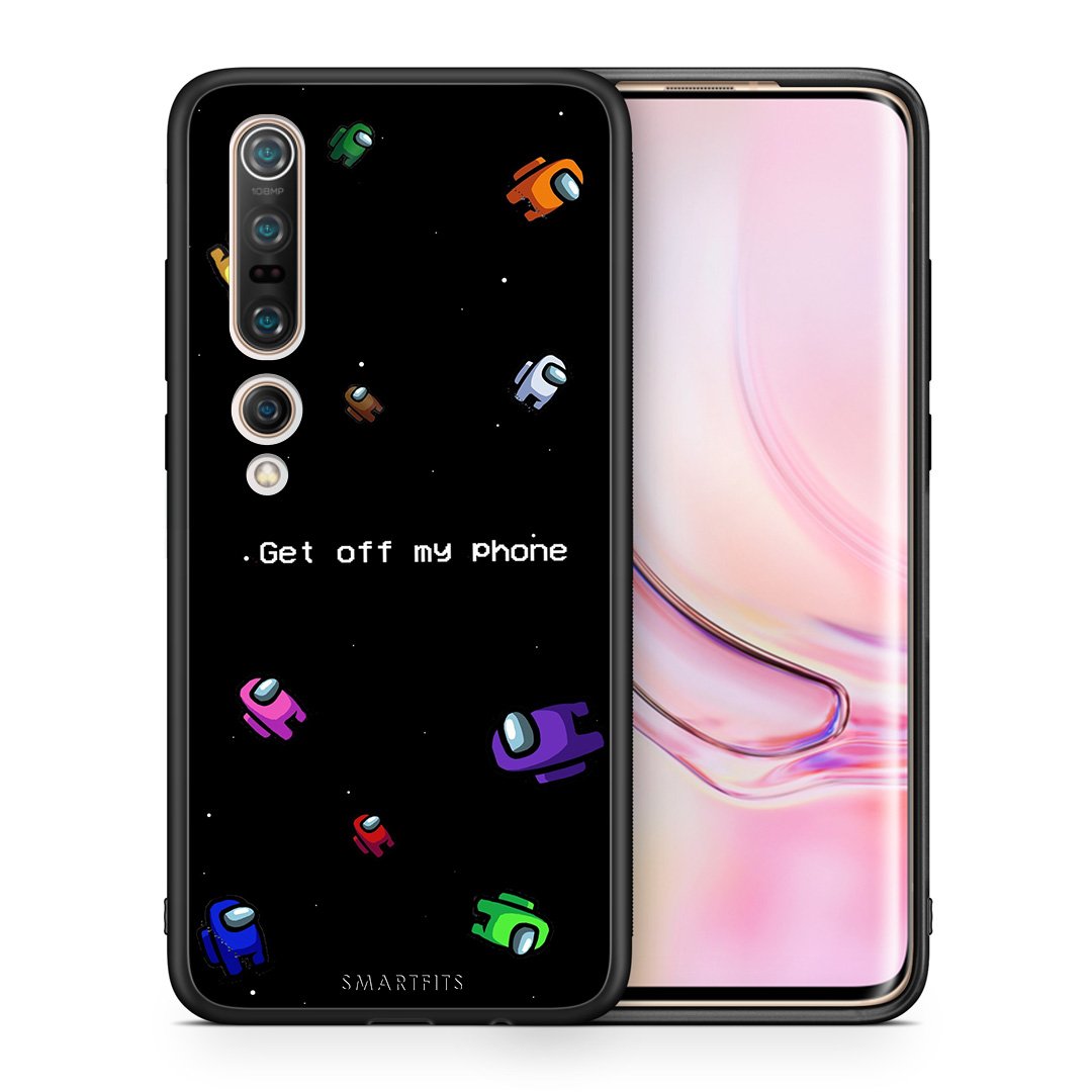 Θήκη Xiaomi Mi 10 AFK Text από τη Smartfits με σχέδιο στο πίσω μέρος και μαύρο περίβλημα | Xiaomi Mi 10 AFK Text case with colorful back and black bezels