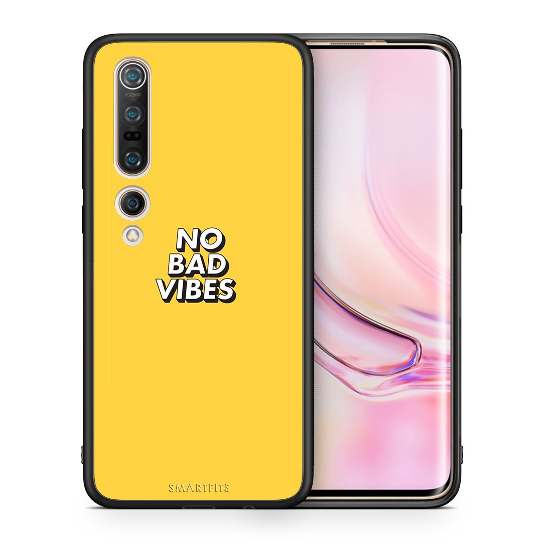 Θήκη Xiaomi Mi 10 Vibes Text από τη Smartfits με σχέδιο στο πίσω μέρος και μαύρο περίβλημα | Xiaomi Mi 10 Vibes Text case with colorful back and black bezels