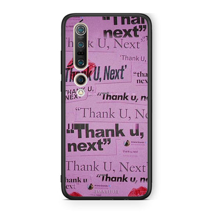 Xiaomi Mi 10 Pro Thank You Next Θήκη Αγίου Βαλεντίνου από τη Smartfits με σχέδιο στο πίσω μέρος και μαύρο περίβλημα | Smartphone case with colorful back and black bezels by Smartfits