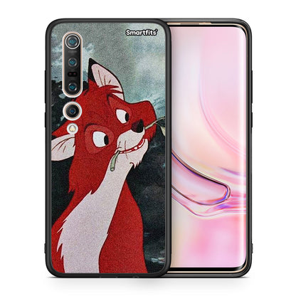 Θήκη Xiaomi Mi 10 Pro Tod And Vixey Love 1 από τη Smartfits με σχέδιο στο πίσω μέρος και μαύρο περίβλημα | Xiaomi Mi 10 Pro Tod And Vixey Love 1 case with colorful back and black bezels