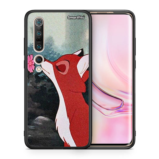 Θήκη Xiaomi Mi 10 Pro Tod And Vixey Love 2 από τη Smartfits με σχέδιο στο πίσω μέρος και μαύρο περίβλημα | Xiaomi Mi 10 Pro Tod And Vixey Love 2 case with colorful back and black bezels