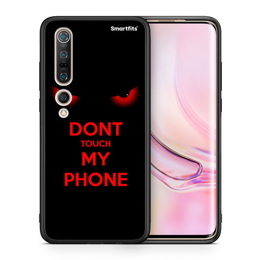 Θήκη Xiaomi Mi 10 Pro Touch My Phone από τη Smartfits με σχέδιο στο πίσω μέρος και μαύρο περίβλημα | Xiaomi Mi 10 Pro Touch My Phone case with colorful back and black bezels