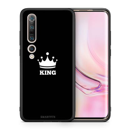 Θήκη Xiaomi Mi 10 King Valentine από τη Smartfits με σχέδιο στο πίσω μέρος και μαύρο περίβλημα | Xiaomi Mi 10 King Valentine case with colorful back and black bezels