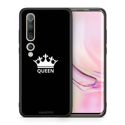 Θήκη Xiaomi Mi 10 Queen Valentine από τη Smartfits με σχέδιο στο πίσω μέρος και μαύρο περίβλημα | Xiaomi Mi 10 Queen Valentine case with colorful back and black bezels