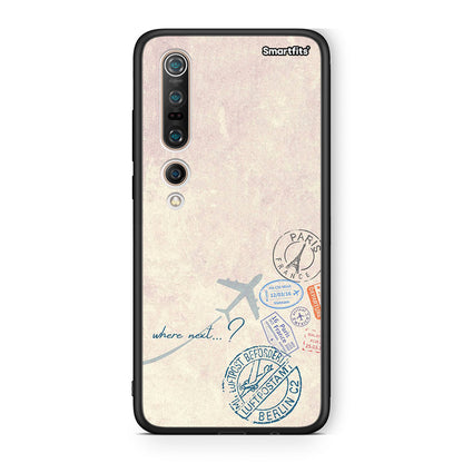 Xiaomi Mi 10 Where Next Θήκη από τη Smartfits με σχέδιο στο πίσω μέρος και μαύρο περίβλημα | Smartphone case with colorful back and black bezels by Smartfits