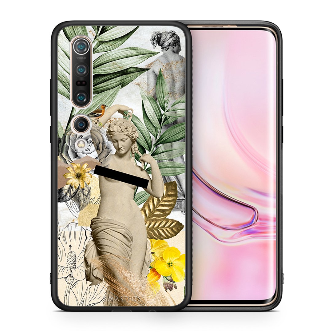 Θήκη Xiaomi Mi 10 Woman Statue από τη Smartfits με σχέδιο στο πίσω μέρος και μαύρο περίβλημα | Xiaomi Mi 10 Woman Statue case with colorful back and black bezels